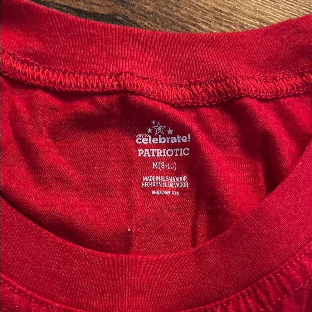 Blessed American Red Muscle Tee - Picture 2 of 2